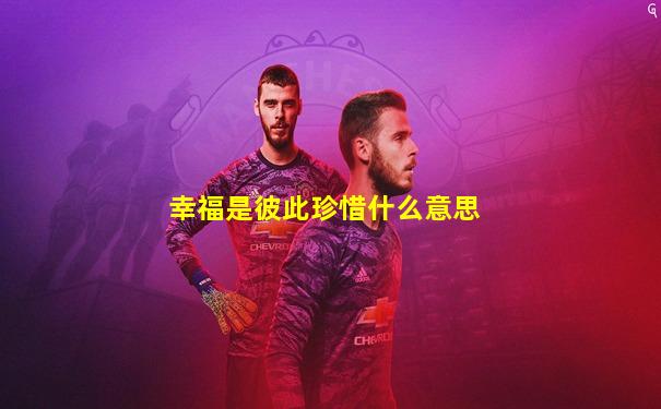 幸福是彼此珍惜什么意思